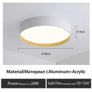 Axyaa LED Circular Ceiling Light for Modern Minimalist Interior Decor