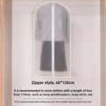 Axyaa Hanging Clothes Dust Cover - Wardrobe Organizer Garment Bag with Zipper