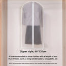 Axyaa Hanging Clothes Dust Cover - Wardrobe Organizer Garment Bag with Zipper