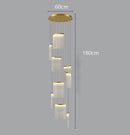 Axyaa Modern LED Pendant Chandelier for Indoor Dining and Living Room Lighting