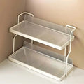 Axyaa Acrylic 2-Layer Spice Rack: Versatile Countertop Organizer for Condiments and Herbs