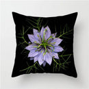 Axyaa Floral Cushion Cover - Sunflower Rose Dandelion Decorative Pillowcase