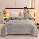 Luxury Sherpa Fleece Queen Blanket by Axyaa: Warm Plush Bed Blanket for All Seasons