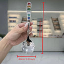 Axyaa Stainless Steel Enamel Spoon Set - Elegant European Tableware for Desserts