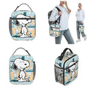 Axyaa Cartoon Dog Lunch Bag: Thermal Insulated, Portable Food Container, Cooler Box
