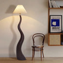Axyaa French Nordic Floor Lamp Cream Pleated Cover High-end Bedroom Living Room Decor