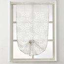 Axyaa European Style Short Roman Curtains for Living Room Home Decor 1PC