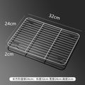 Axyaa Stainless Steel Buffet Tray Set with Drain Rack & Grease Trap