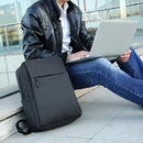 Axyaa Men's Square Business Backpack with Large Capacity and Computer Protection