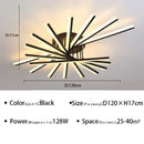 Axyaa LED Fan-shaped Ceiling Light for Modern Home Decor and Lighting Fixtures