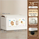 Axyaa Cartoon Foldable Storage Box, Heavy-Duty Rolling Organizer for Home Organization