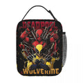 Axyaa Deadpool & Wolverine Insulated Lunch Bag - Reusable Thermal Cooler