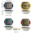 Axyaa Vintage Ceramic Amphora Bowl Dessert Rice Fruit Salad Creative Premium