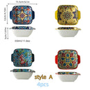 Axyaa Vintage Ceramic Amphora Bowl Dessert Rice Fruit Salad Creative Premium