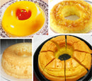 Axya Pudding Mousse Cake Donut Pan Anodized Aluminum Mold for Baking & Decoration