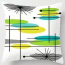 Colorful Blocks Geometric Abstract Pattern Cushion Cover by Axyaa