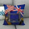 Axyaa England Style Tower Sofa Decorative Cushion Cover - Living Room Throw Pillow