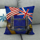 Axyaa England Style Tower Sofa Decorative Cushion Cover - Living Room Throw Pillow