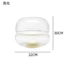 Axyaa Smoky Grey Amber Glass Floor Lamp Luxury Designer Bedroom Night Light