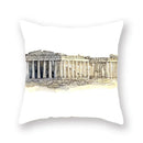 Axyaa World Buildings Printed Cushion Covers