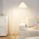 Axyaa Petal White Floor Lamp | Nordic Modern Cream Style LED Light