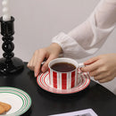 Axyaa Color-Block Ceramic Coffee Cup - High-Value Business Gift Mug