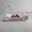 Axyaa Artistic Conception Ceramic Dessert Plate - White, Western Style
