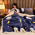 Axyaa Soft Lamb's Wool Winter Blanket for Cozy Comfort and Warmth