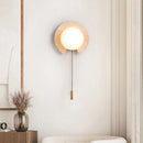 Axyaa Vintage Wabi Sabi Style Wall Lamp with Switch for Bedroom or Staircase