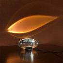 Axyaa Crystal Eye of the Sky LED Table Lamp for Living Bedroom Decor