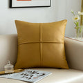 Axyaa Light Simulation Leather Thickened Throw Pillow