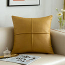 Axyaa Light Simulation Leather Thickened Throw Pillow