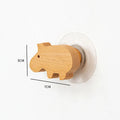 Cute Animal Wooden Hooks for Wall Keychain Coat Hanger Axyaa Home Decor