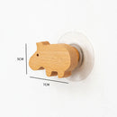 Cute Animal Wooden Hooks for Wall Keychain Coat Hanger Axyaa Home Decor