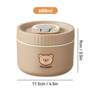 Axyaa Stainless Steel Thermal Lunch Box for Kids - Insulated Food Jar