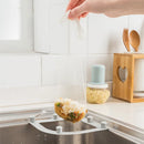 Axyaa Mesh Bag Strainer Rack for Kitchen Sink - Anti-Clogging Disposable Stand
