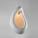 Axyaa Modern White Line Pendant for Living Room, Bedroom, and Restaurant