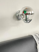 Axyaa Modern Designer Silvery Wall Lamp for Hotel Restaurant Art Deco Decor