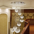 Axyaa Luxe Crystal Pendant Chandelier for Modern Home Decor
