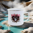 Axyaa Love Enamel Mug Set - Romantic Couples Coffee Cups