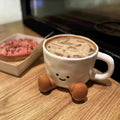 Axyaa Cartoon Couple Ceramic Mug - Cute Creative Coffee Tea Cup