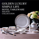 Axya Elegant Bone Dinner Set for Luxury Dining
