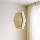 Axyaa Japanese Style Fabric Pendant Light for Dining Table and Bedroom