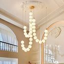 Axyaa LED Pendant Chandeliers for Modern Living and Dining Room Lighting