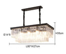Axyaa Luxury Crystal Pendant Chandelier for Home Decor