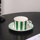 Axyaa Color-Block Ceramic Coffee Cup - High-Value Business Gift Mug