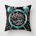 Axyaa Coffee Burger Wine Pie Juice Cushion Cover 45x45cm