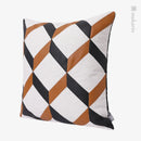 Axyaa Geometric Gray Cushion Cover 45x45cm Decorative Sofa Pillow Cotton Pillowcase