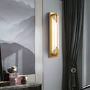 Axyaa Modern Chinese Style Marble Wall Lamp LED Light for Bedroom Living Room