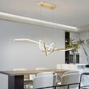 Axyaa Modern Gold LED Chandeliers for Indoor Lighting in Restaurants, Kitchens, and Bars